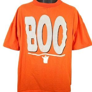 Halloween Ghost T Shirt Mens Size 2XL Vintage 90s Boo Made In USA